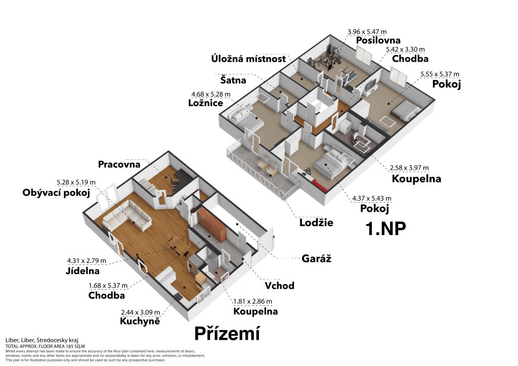pudorys_liben_popis_3d